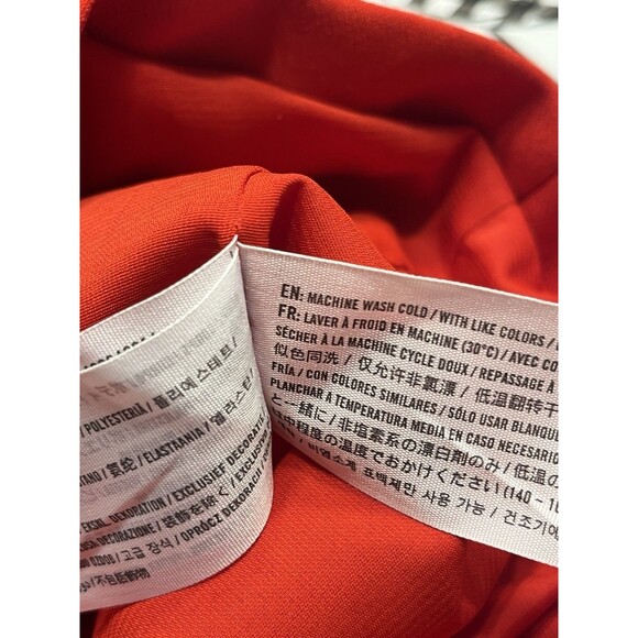 Abercrombie Fitch Red Wrap Blazer Mini Dress Size Small - NWR MSRP $120 - Picture 10 of 14